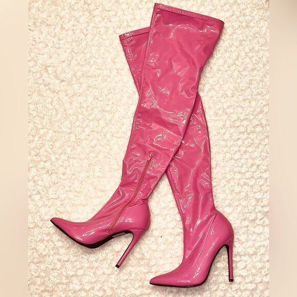 NWOB Public Desire Over the Knee Boots - Picture 3 of 5